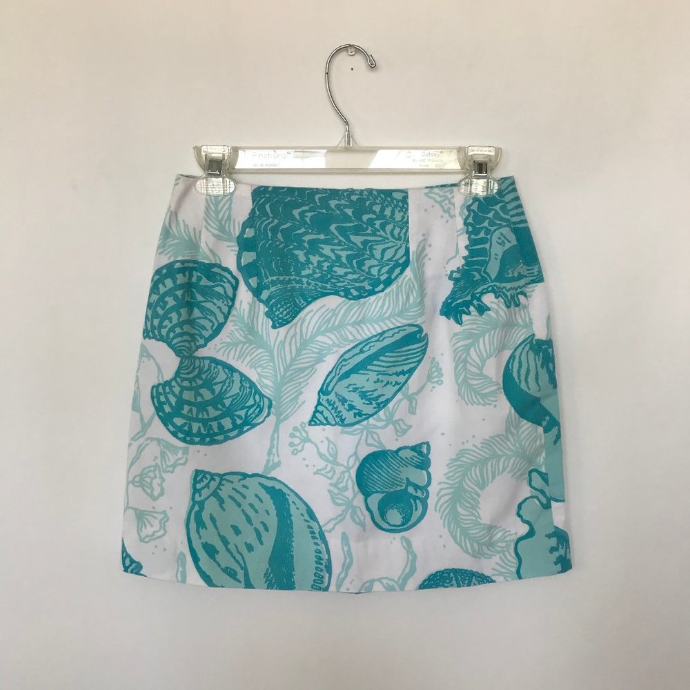 Bahama Hand Prints Summer Skirt / Beachwear Size 4